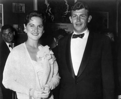 Barbara Bray Edwards and Andy Griffith